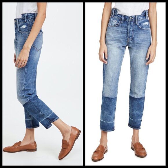 💕FRAME💕 Le Original Cloud Jeans ~ Aviation Ultra High Rise Straight Leg 23 NWT - Picture 3 of 16